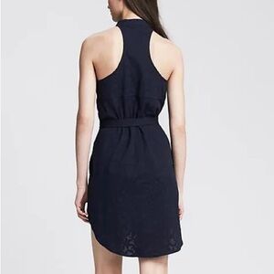 Banana Republic Navy Backless Dress